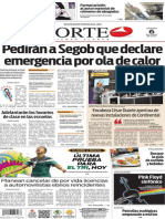 Periódico Norte Edición Impresa Del Día 6 de Junio Del 2014