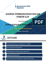 Presentasi Teni Bappenas - Dialog Kebijakan G20