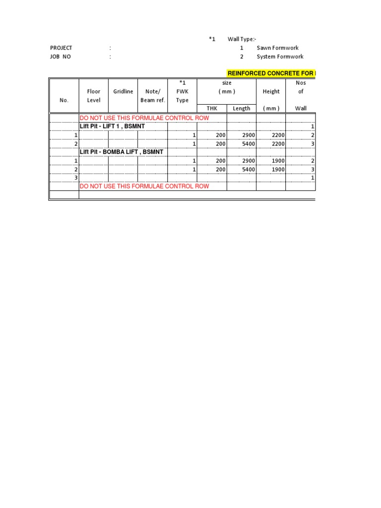 Lift Pit Construction Details | PDF | Concrete | Engineering