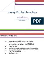 Hatley Pirbhai Template: Lecture 2 July 6, 2011