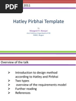 Hatley Pirbhai Template: Lecture 2 July 6, 2011