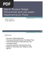 Digital Physical Design: Hierarchical and Low Power Implementation Flows