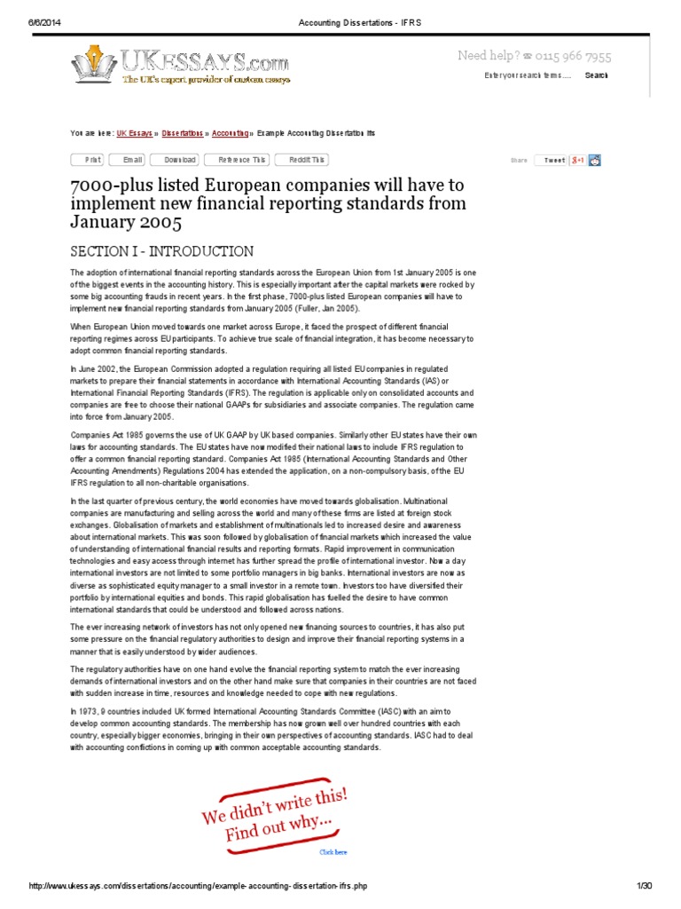 + Accounting Dissertation Topics for Students []