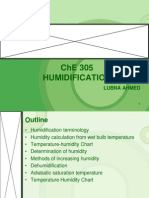 ChE 305 Humidification Process Optimization