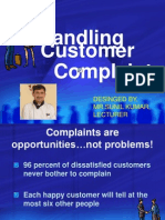 How To Hadle Complaints