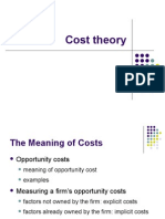 Third Lecture - cost theory