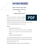 Aplikasi Analisis Jalur DGN SPSS