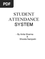 Rfid Based Employee Attendance System Complete Report Radio