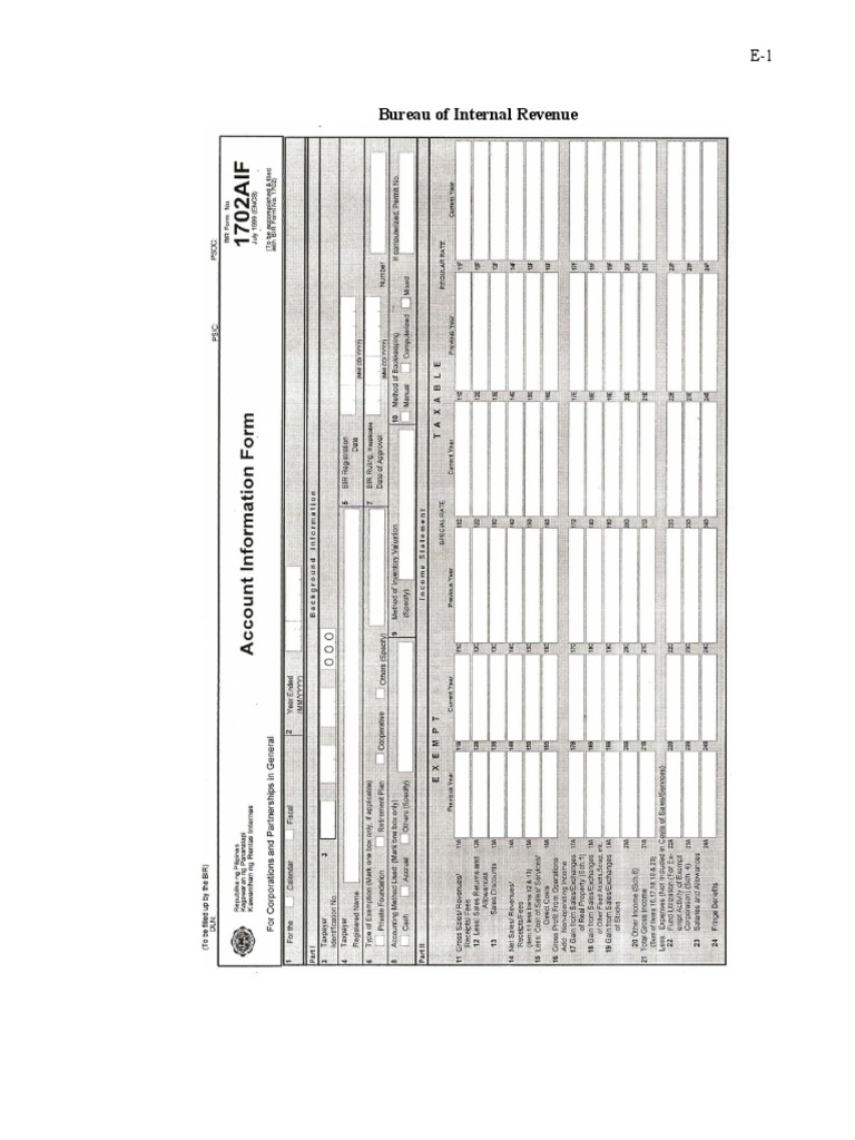 Bureau of Internal Revenue | PDF