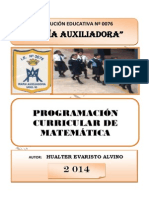 01 - Programacion de Matematica - 1º - 2014