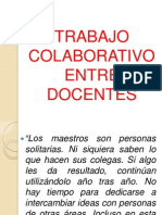 Trabajo Colaborativo Docente