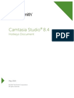 Camtasia Studio 8.4 Hotkeys