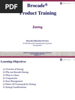 Brocade FC SAN Switch Zoning Guide | PDF | Network Switch | Computer ...