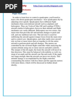 Download Quadcopter Mechanics by UAV Society  SN228440214 doc pdf