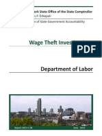 Wage Theft Investigations: Department of Labor