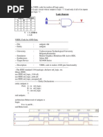 Download Experiment 1 Write VHDL Code for Realize All Logic Gates by sudharsan SN22844949 doc pdf