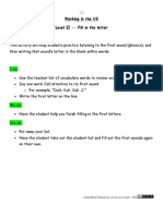 10working in The US Level II Fill in The Letter