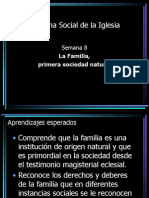 Doctrina Social de La Iglesia - Semana 8 - La Familia