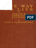 The Way to Live - George Hackenschmidt