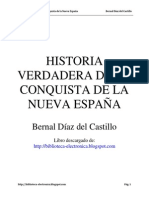 Conquista Nueva Espana Bernal Diaz Del Castillo