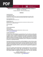 Human Rights in Humanitarian Crises Flyer 