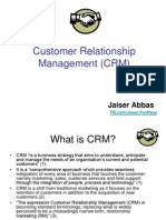 Customer Relationship Management (CRM) : Jaiser Abbas