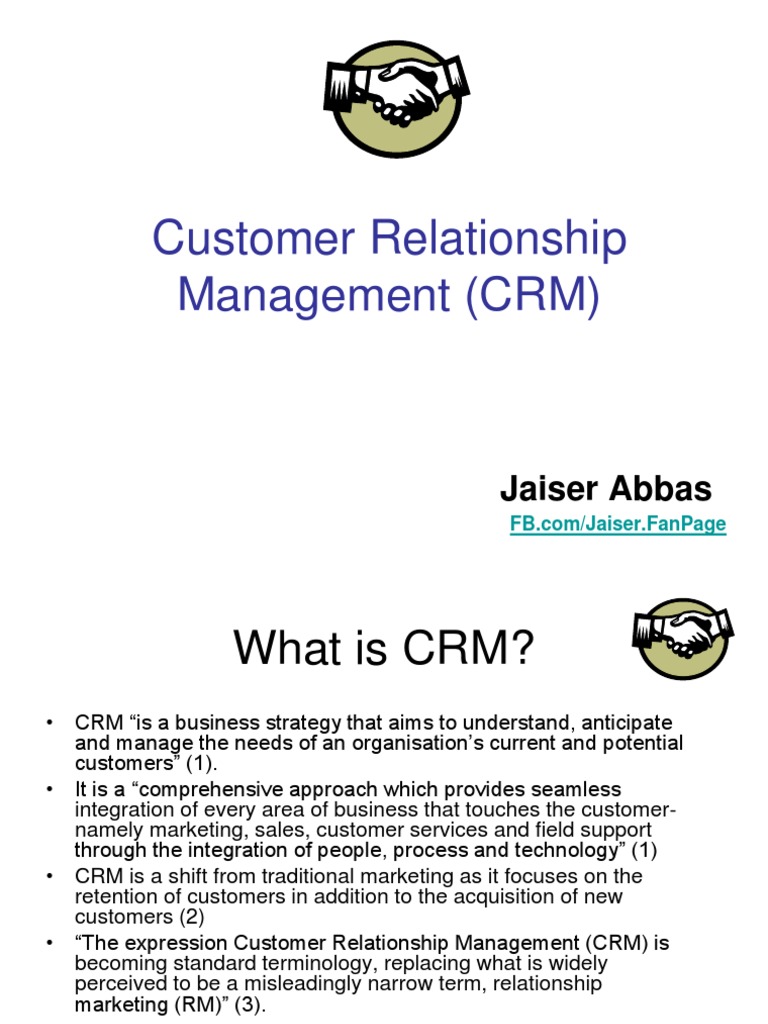 Understanding Customer Relationship Management | PDF