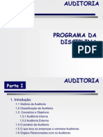 Auditoria Introdução