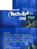 Building An Internet-Facing Web Site Using Microsoft Office SharePoint Server 2007