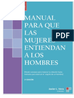 Manual para Que Las Mujeres Entiendad A Los Hombres