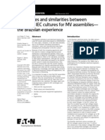 Differences ANSI-IEC Switchgear MV