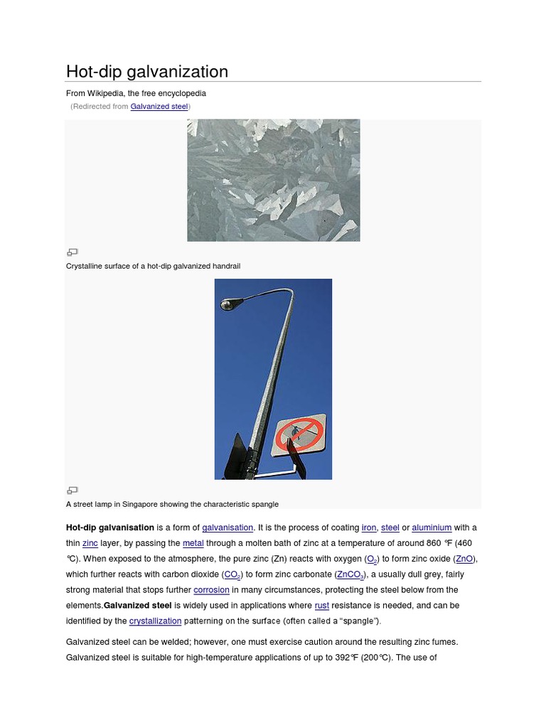 Galvanizing PDF | PDF