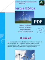 Energia Eólica Powerpoint