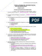 Cuestionario para La Prueba Del Segundo Parcial Gestion Empresarial Editar