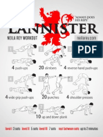 Llannister Workout
