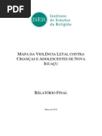 Pesquisa Mapa Da Violência Letal Contra Crianças e Adolescentes de Nova Iguaçu