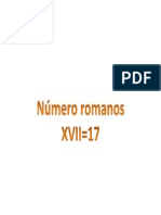 Números Romanos 17