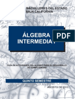 Álgebra Intermedia i Cbc