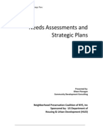 Needs Assessments & Strategic Plan Training Packet