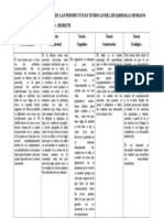 Cuadro Comparativo Sobre Las Perspectivas Teóricas Sobre El Desarrollo Humano