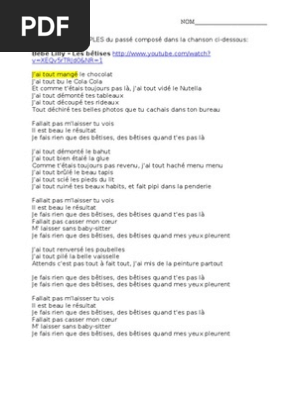 Bebe Lilly Les Betises Pdf