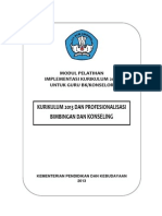 Modul 1 Kurikulum 2013 Dan Profesionalisasi BK