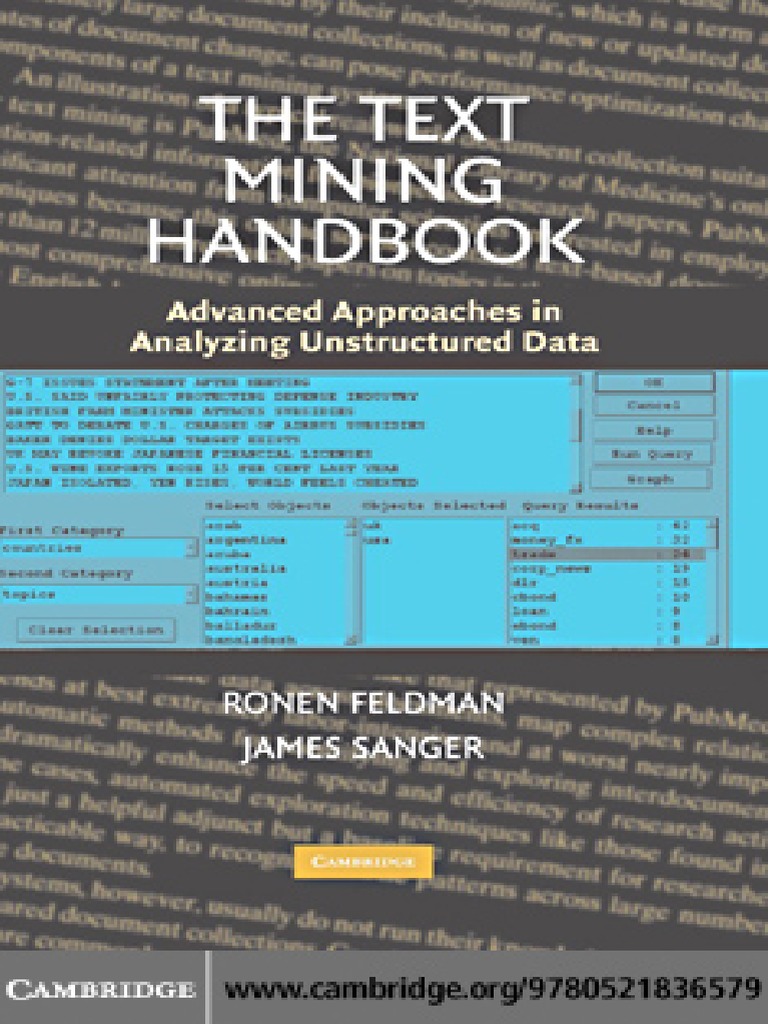 Text Mining Handbook | PDF | Art | Computers