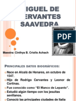 Cervantes y El Quijote
