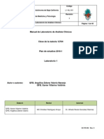 L1-ML-001 Manual de Laboratorio de Analisis Clinicos