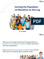 Are You Running The Population Management Marathon On One Leg