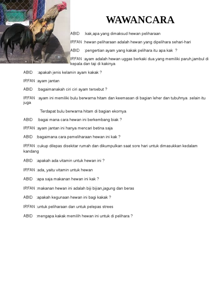 WAWANCARA