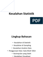 Kesalahan Statistik