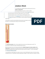 How Thermometers Work