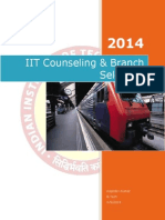 IIT Counseling & Branch Selection: Kapildev Kumar B.Tech 6/5/2014
